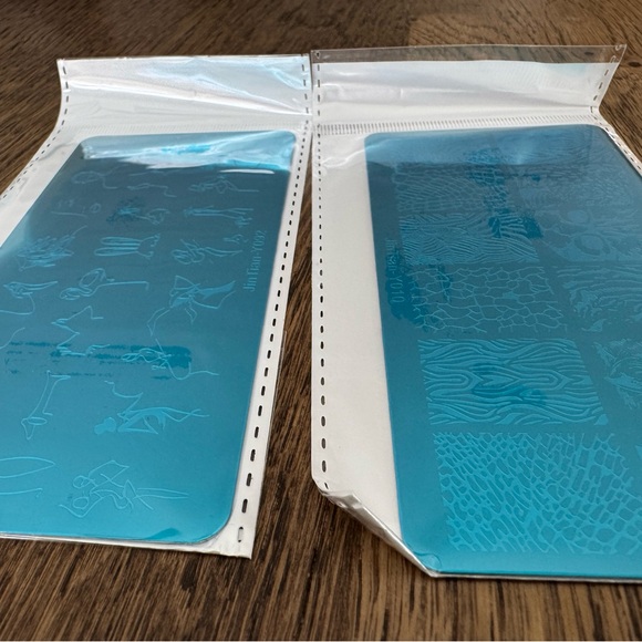 Blue Nail Art Stamping Plates Set - Picture 4 of 5